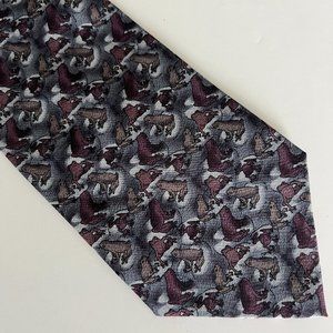 VINTAGE THE NATURE CONSERVANCY Novelty Tie 100% Imported Silk Maki Frog NWOT